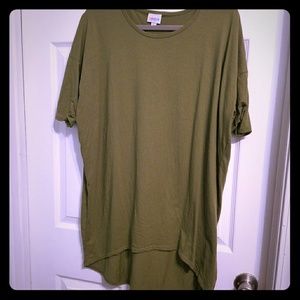 Lularoe Large Olive Green Irma
